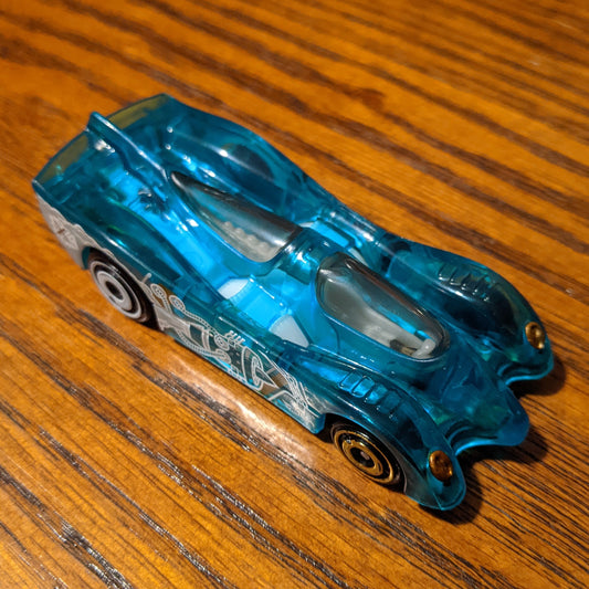 Power Pistons (Clear Aqua) - X-Raycers - Hot Wheels Basic Loose (2022)