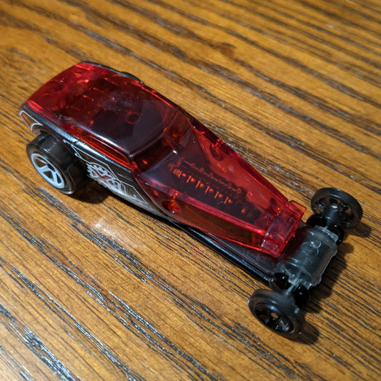 Hi-Roller (Clear Red) - X-Raycers - Hot Wheels Basic Loose (2022)