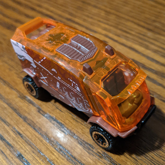 Aero Pod (Clear Orange) - X-Raycers - Hot Wheels Basic Loose (2022)