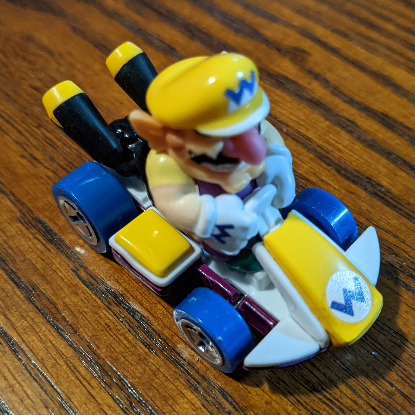 Wario Standard Kart - Mario Kart Character Cars - Hot Wheels Loose (2019)