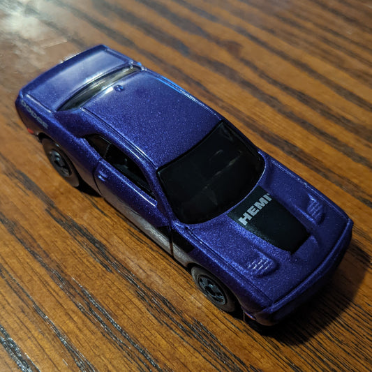 '15 Dodge Challenger SRT (Metalflake Purple) - Throwback - Hot Wheels Basic Loose (2019)