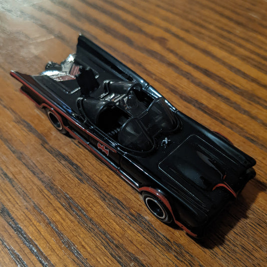 TV Series Batmobile (Glossy Black) - DC Batman - Hot Wheels Premium Loose (2022)