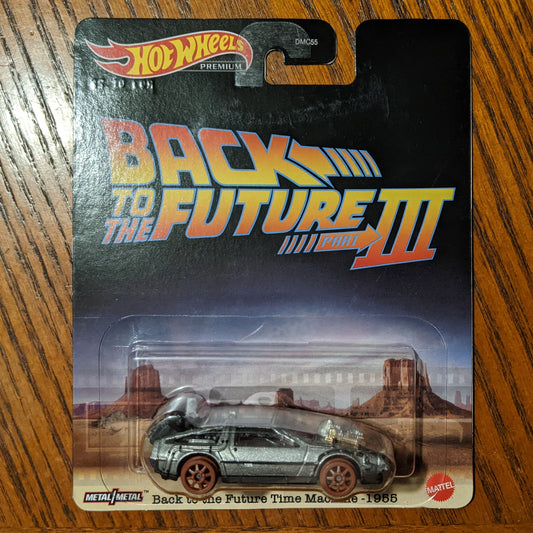 Back to the Future Time Machine - 1955 (Back to the Future III) - Replica Entertainment - Hot Wheels Premium (2022)