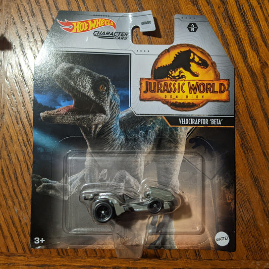 Velociraptor Beta - Jurassic World - Hot Wheels Character Cars (2022)