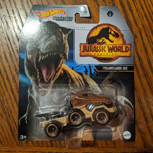 Tyrannosaurus Rex - Jurassic World - Hot Wheels Character Cars (2022)