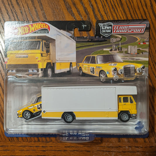 Mercedes-Benz 300 SEL 6.8 AMG Fleet Flyer - Team Transport - Hot Wheels Premium (2022)