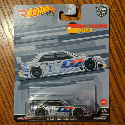 1994 AMG-Mercedes C-Class DTM Touring Car (Metalflake Silver) - Deutschland Design - Hot Wheels Premium (2022)