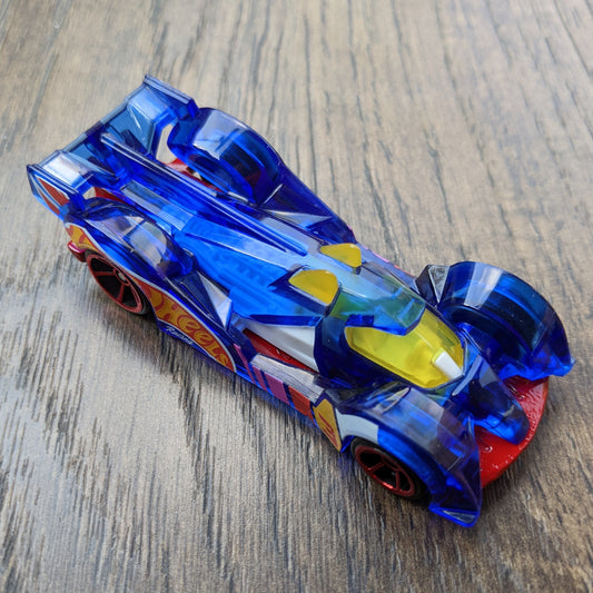Hi-Tech Missile (Race Team Blue) - HW Race Team - Hot Wheels Basic Loose (2022)
