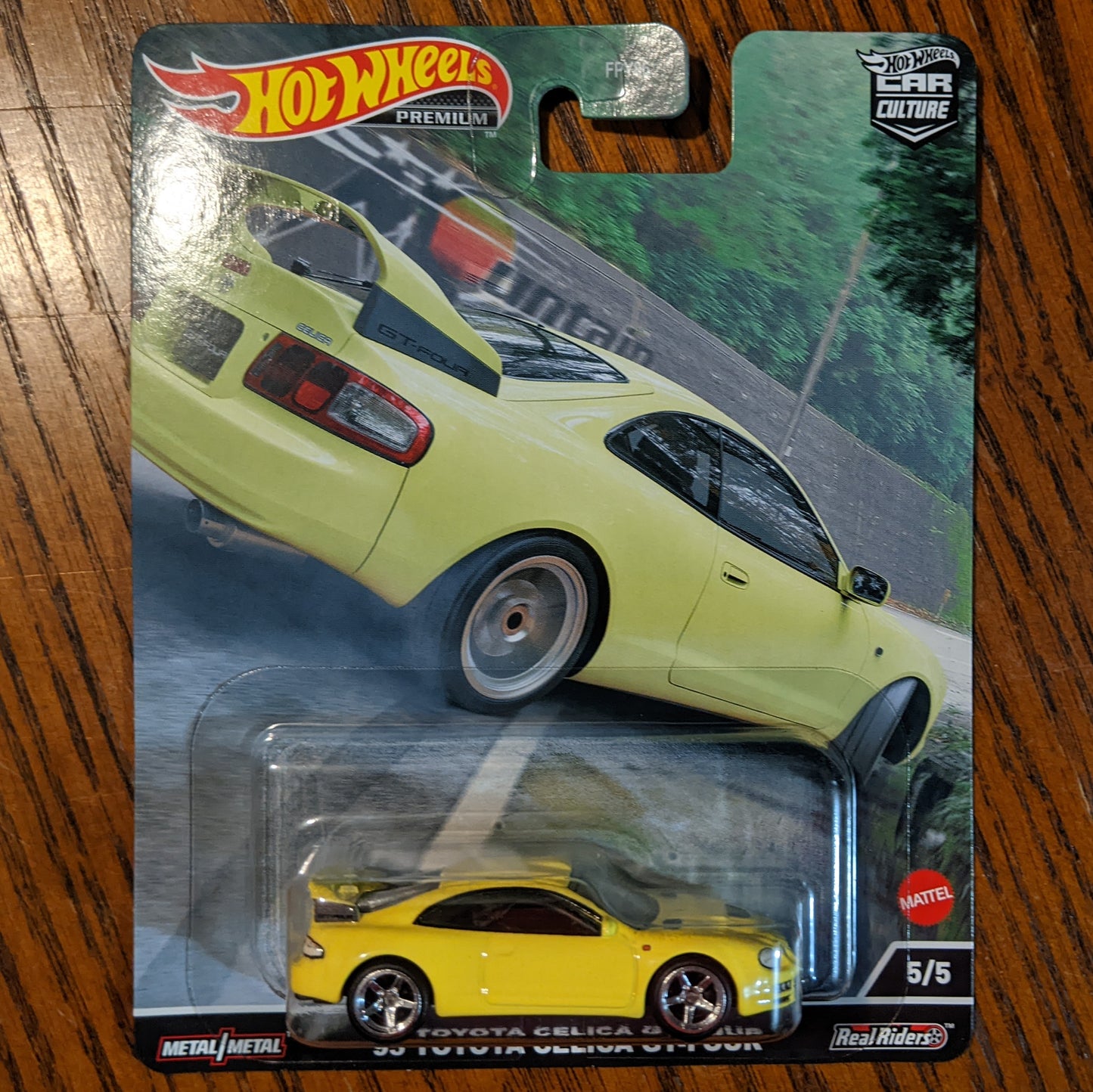 95 Toyota Celica GT-Four (Super Bright Yellow) - Mountain Drifters - Hot Wheels Premium (2022)