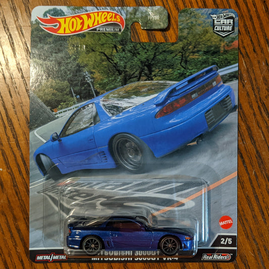 Mitsubishi 3000GT VR-4 (Metalflake Royal Blue) - Mountain Drifters - Hot Wheels Premium (2022)