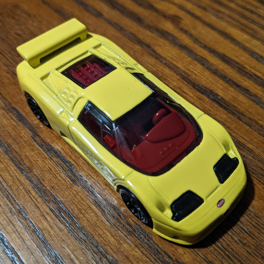 '94 Bugatti EB110 SS (Yellow) - HW Turbo - Hot Wheels Basic Loose (2022)