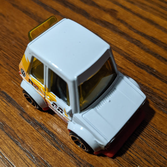 Tooned Volkswagen Golf Mk1 (White) - Tooned - Hot Wheels Basic Loose (2022)
