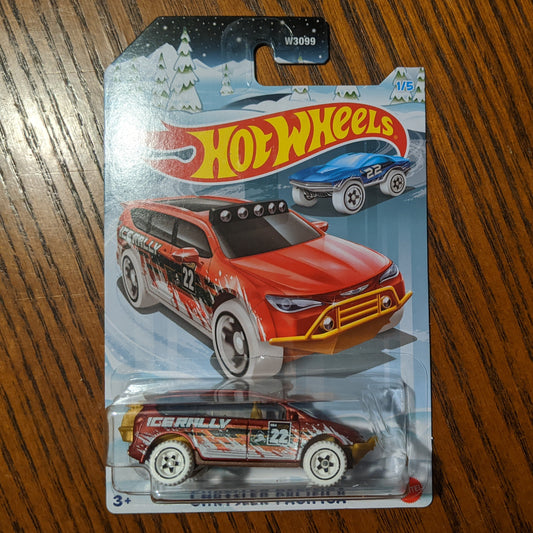 Chrysler Pacifica (Matte red) - HW Winter - Hot Wheels Basic (2022)