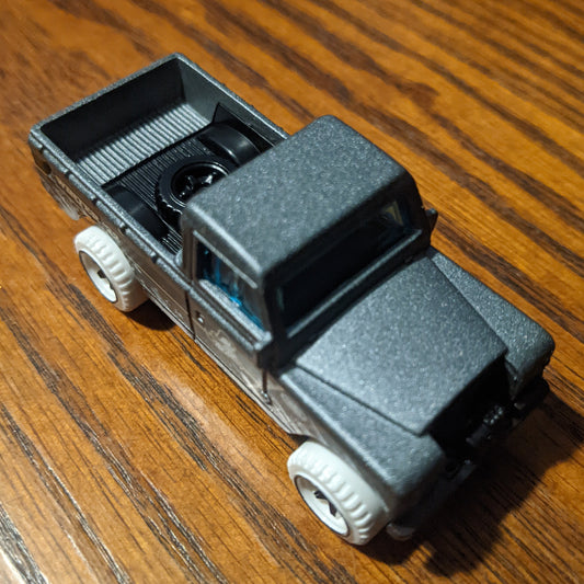 Land Rover Series III Pickup (Gray) - HW Winter - Hot Wheels Basic Loose (2022)