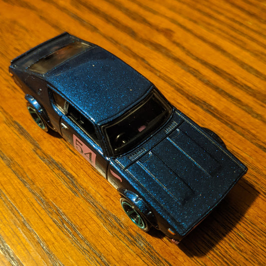 Nissan Skyline 2000 GT-R (Satin Blue) - 54th Anniversary: Blue and Pink - Hot Wheels Basic Loose (2022)