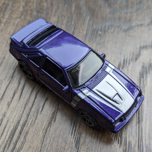 84 Mustang SVO (Metalflake Purple) - Muscle Mania - Hot Wheels Basic Loose (2022)