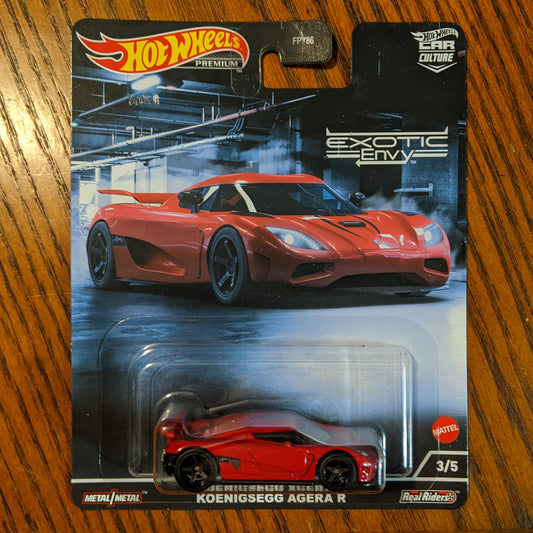 Koenigsegg Agera R (Candy Red) - Exotic Envy - Hot Wheels Premium (2022)