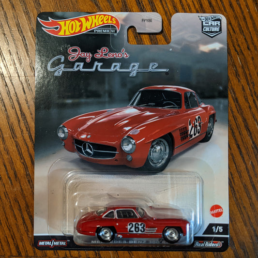 Mercedes-Benz 300 SL (Red) - Jay Leno's Garage - Hot Wheels Premium (2022)