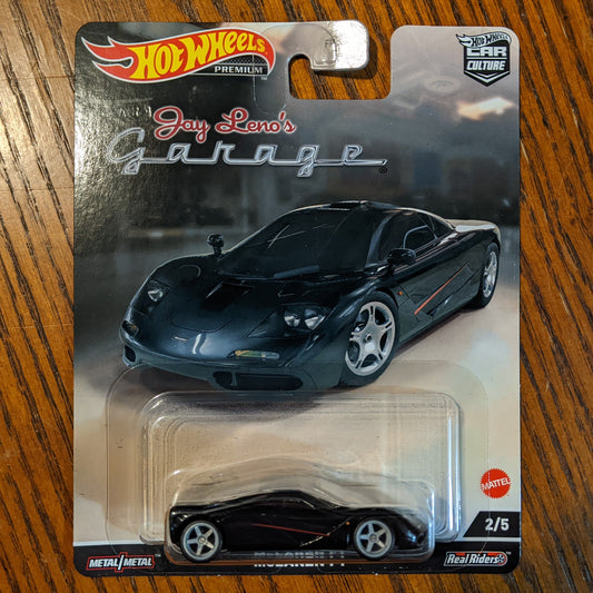 McLaren F1 (Jet Black) - Jay Leno's Garage - Hot Wheels Premium (2022)