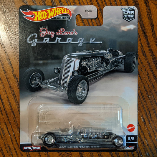 Jay Leno Tank Car (ZAMAC) - Jay Leno's Garage - Hot Wheels Premium (2022)