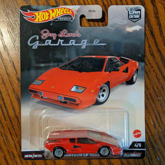 Lamborghini Countach LP 5000 QV (Rosso Siviglia) - Jay Leno's Garage - Hot Wheels Premium (2022)
