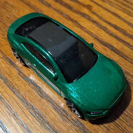 Audi RS 5 Coupe (Metalflake Green) - European - Hot Wheels Basic Loose (2022)