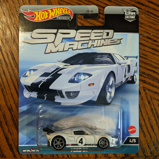 Ford GT (Centennial White) - Speed Machines - Hot Wheels Premium (2023)