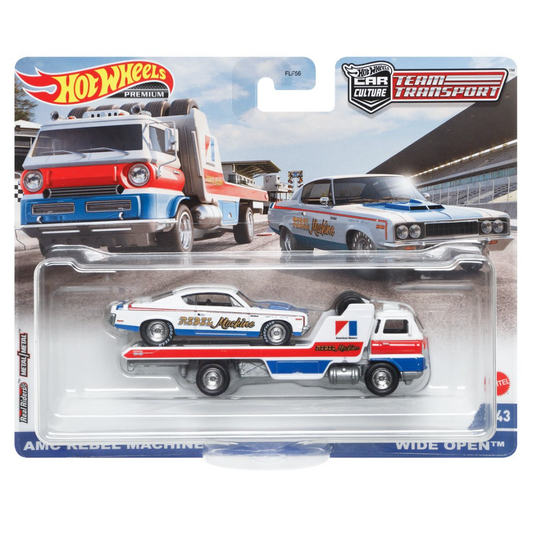 '70 AMC Rebel Machine Wide Open - Team Transport - Hot Wheels Premium (2022)