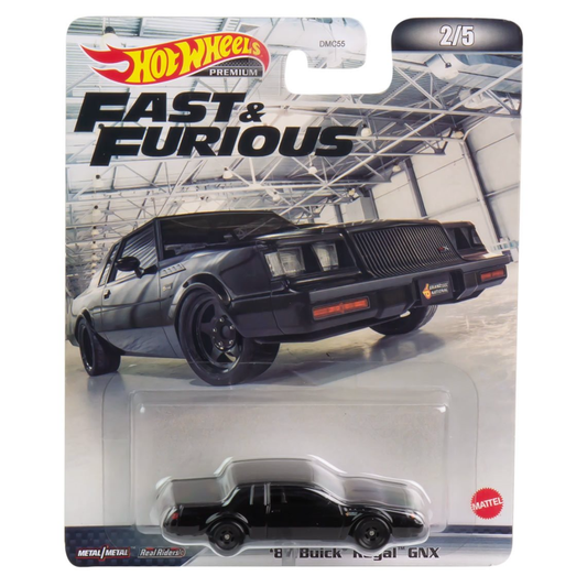87 Buick Regal GNX (Black) - Fast & Furious - Hot Wheels Premium (2022)