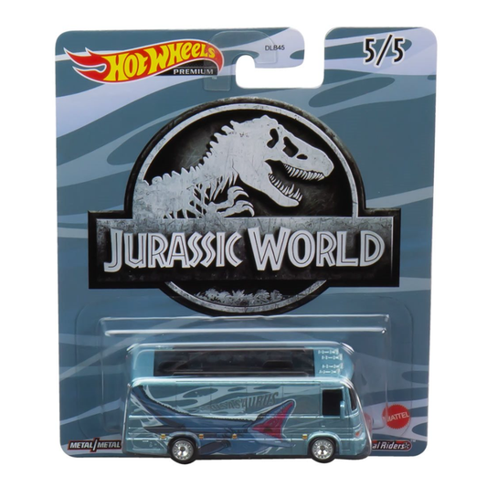 HW Tour Bus (Silver) - Jurassic World - Hot Wheels Premium (2022)