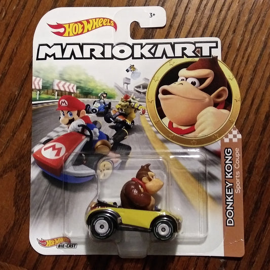 Donkey Kong Sports Coupe - Mario Kart Character Cars - Hot Wheels (2019)
