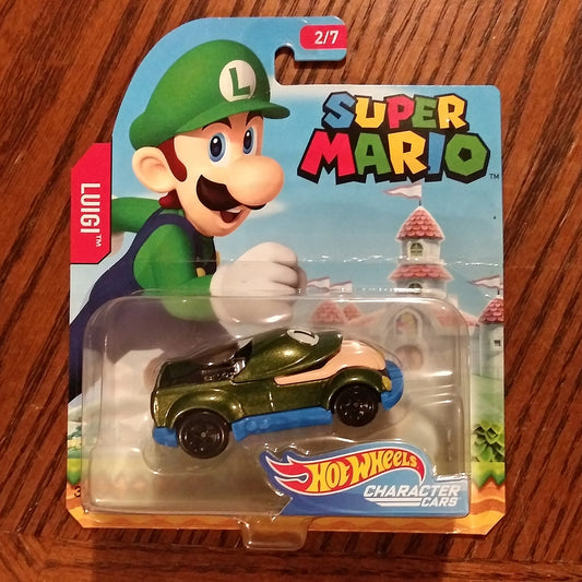 Luigi - Super Mario Character Cars - Hot Wheels (2019)