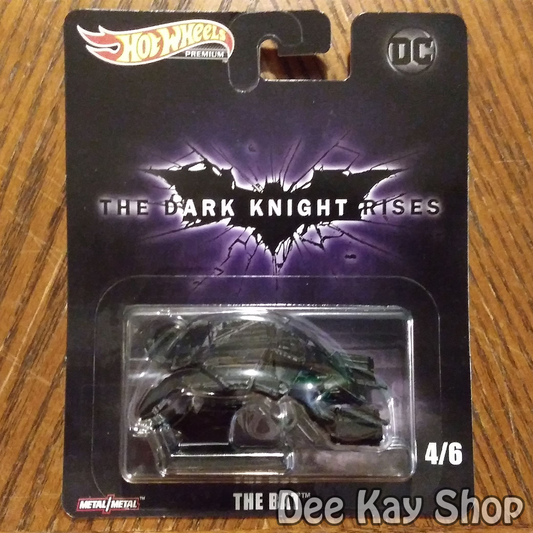 The Bat (The Dark Knight Rises DC Cinematic) - Retro / Replica Entertainment - Hot Wheels Premium (2019)