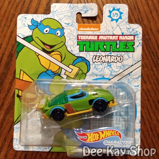 Leonardo - Teenage Mutant Ninja Turtles - Hot Wheels Character Cars (2020)