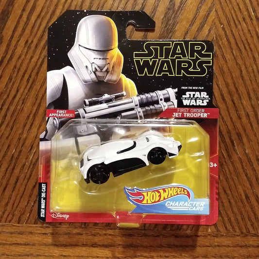 First Order Jet Trooper - Star Wars Rise of Skywalker Character Car - Hot Wheels (2019)