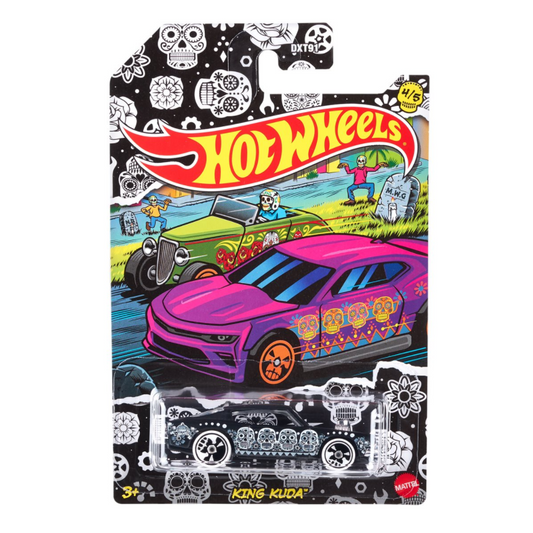 King Kuda (Black) - Halloween Day of The Dead Dia de los Muertos - Hot Wheels Basic (2021)
