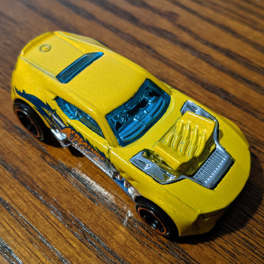 Twinduction (Yellow) - HW City - Hot Wheels Basic Loose (2018)