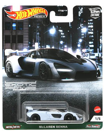McLaren Senna - Exotic Envy - Hot Wheels Premium Car Culture (2021)