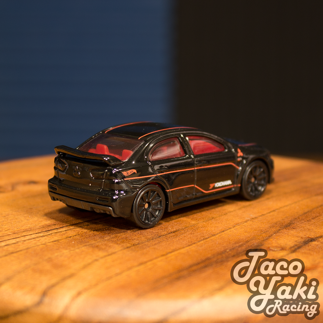 2008 Lancer Evolution (Black) - Japanese Classics - Hot Wheels Basic Loose (2022)