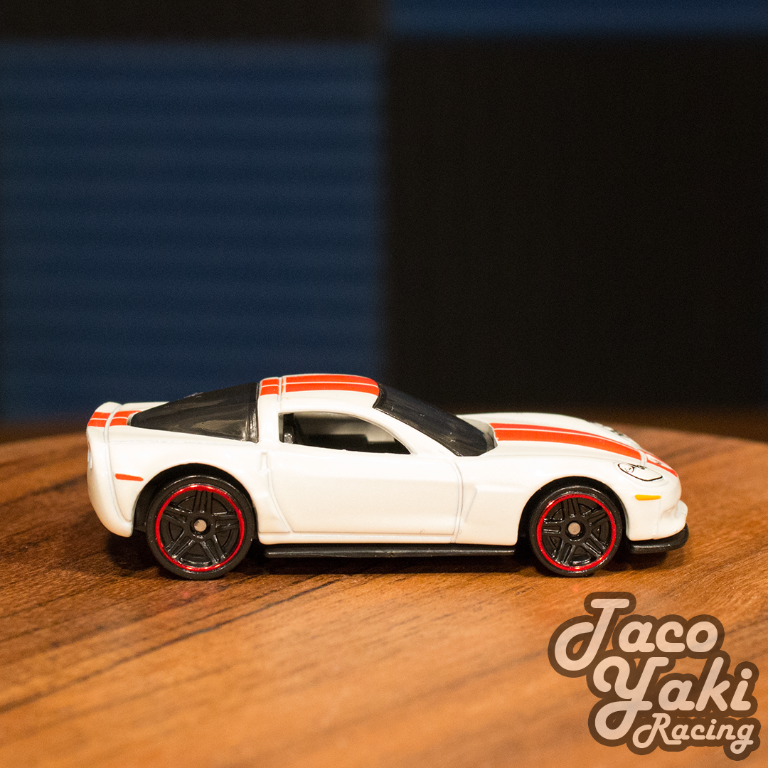 '12 Corvette Z06 (Pearl White) - Factory 500 H.P. - Hot Wheels Basic Loose (2021)