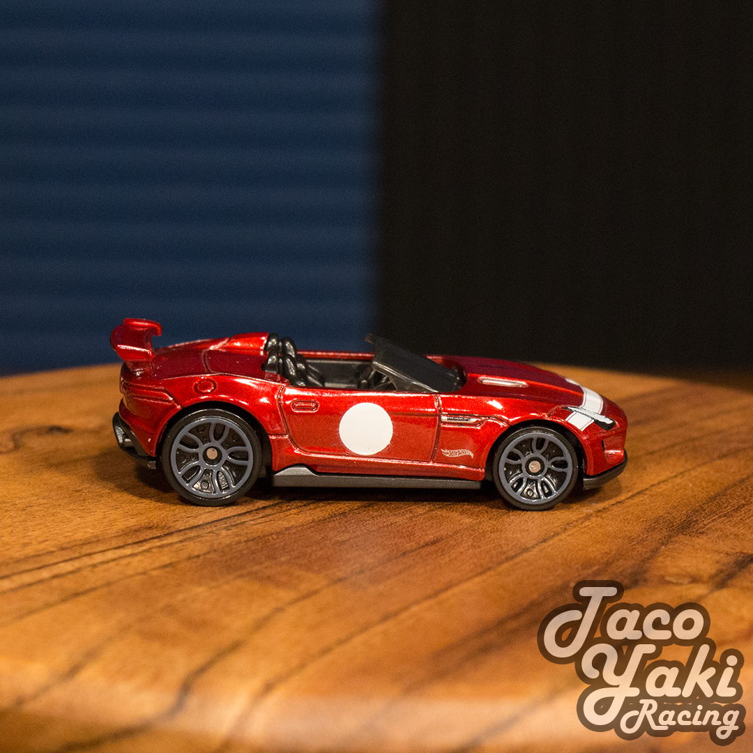 '15 Jaguar F-Type Project 7 (Metalflake Red) - HW Exotics - Hot Wheels Basic Loose (2021)