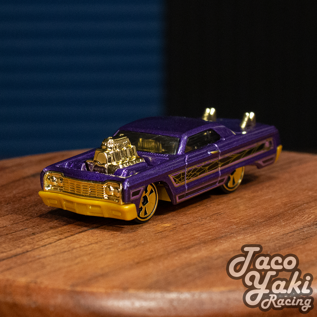 'Tooned '64 Chevy Impala (Violet) - Halloween - Hot Wheels Basic Loose (2024)