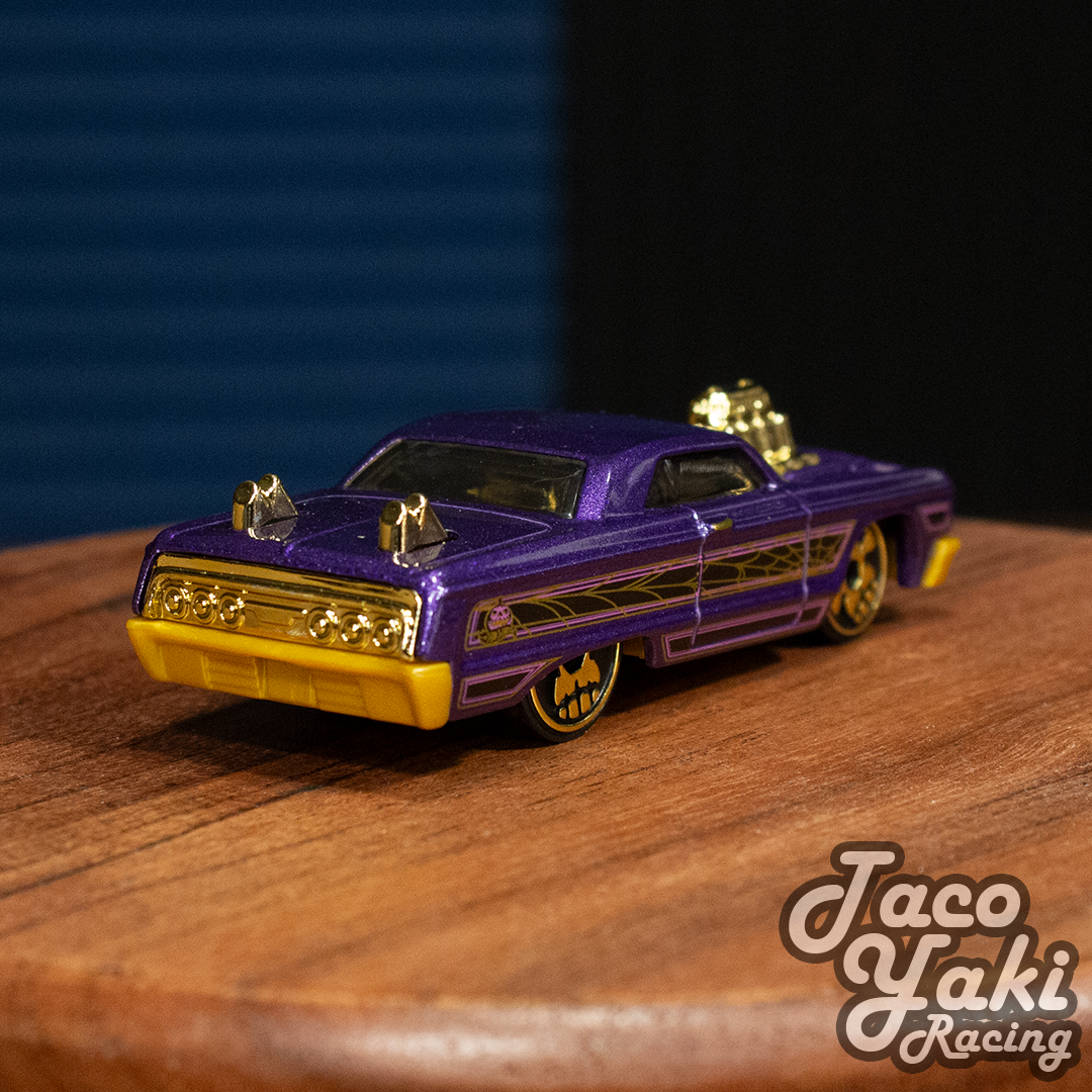 'Tooned '64 Chevy Impala (Violet) - Halloween - Hot Wheels Basic Loose (2024)