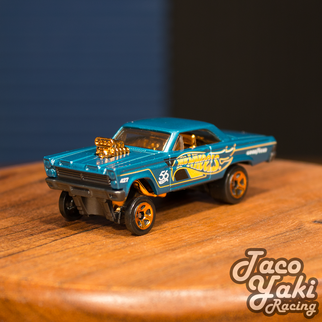 '65 Mercury Comet Cyclone (Metalflake Teal) - 56th Anniversary: Green and Gold - Hot Wheels Basic Loose (2024)