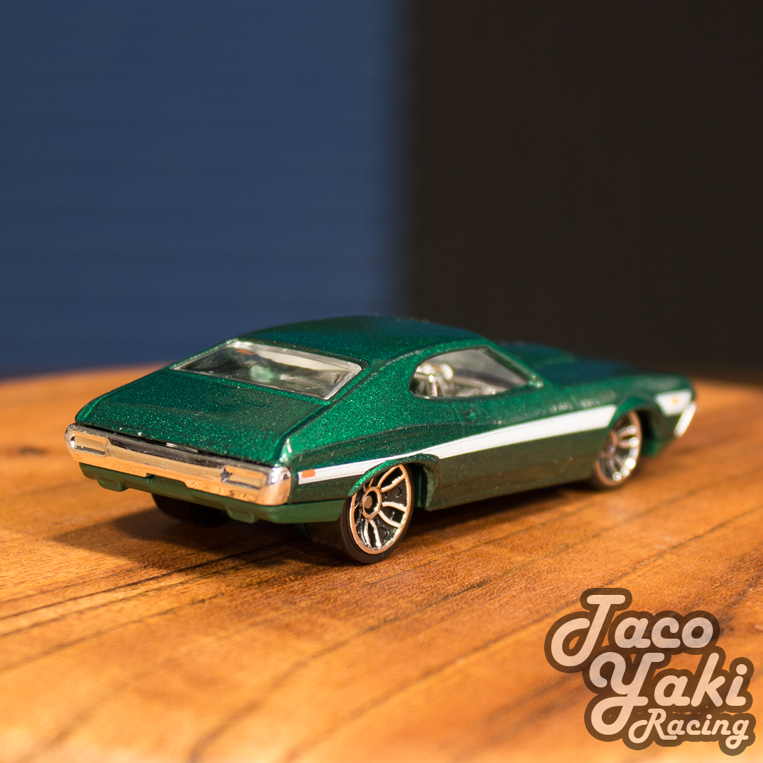 '72 Ford Gran Torino Sport (Metalflake Green) - Fast &amp; Furious - Hot Wheels Basic Loose (2021)