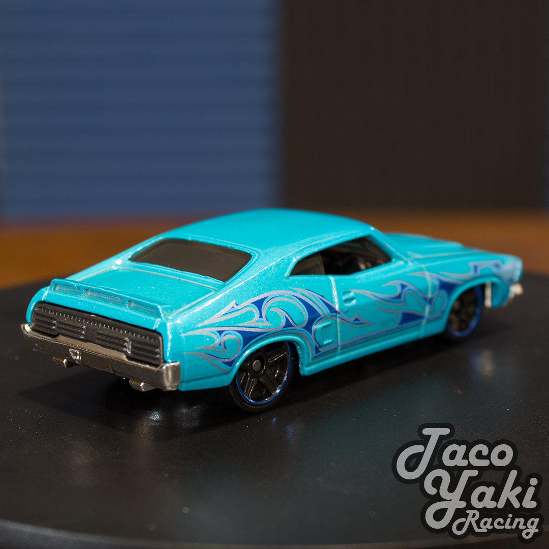 [PARTS] '73 Ford Falcon XB (Light Blue) - HW Flames - Hot Wheels Basic Loose (2021)