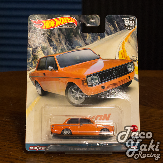 '73 Volvo 142 GL (Orange) - Canyon Warriors - Hot Wheels Premium (2023)