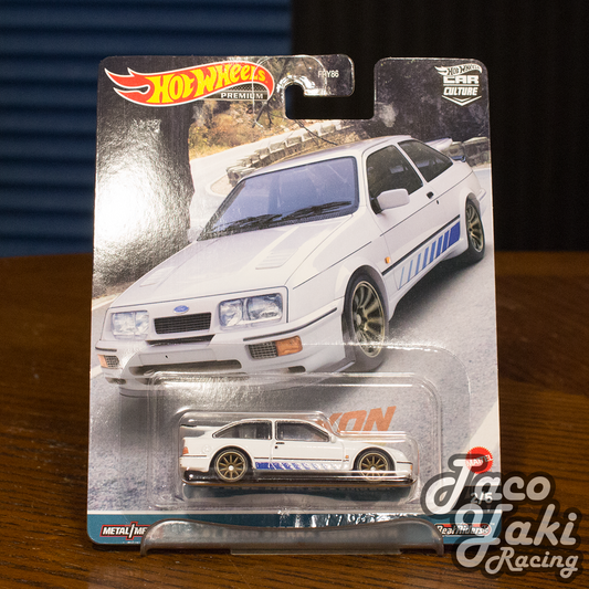 '87 Ford Sierra Cosworth (White) - Canyon Warriors - Hot Wheels Premium (2023)