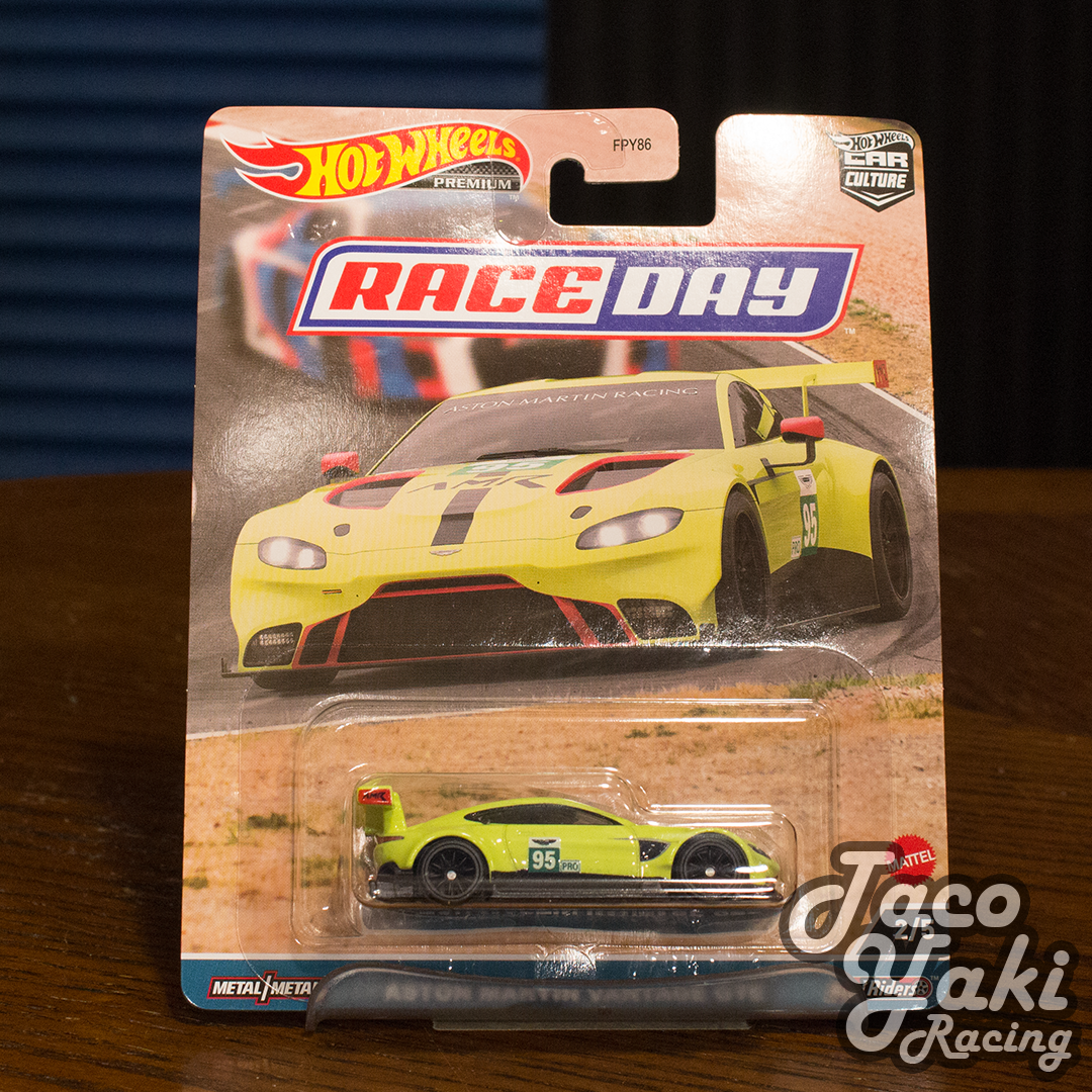 Aston Martin Vantage GTE (Lime Essence) - Race Day - Hot Wheels Premium (2023)