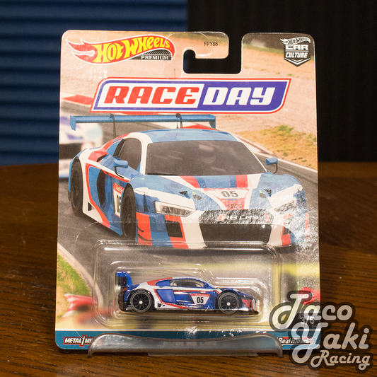 Audi R8 LMS (White) - Race Day - Hot Wheels Premium (2023)